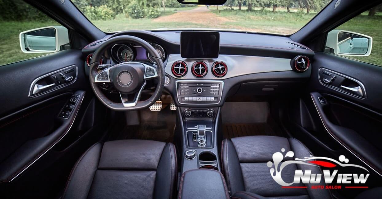Interior car detailing